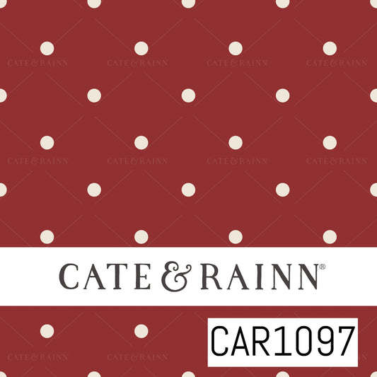 Briara and Pine Dots Red CAR1097
