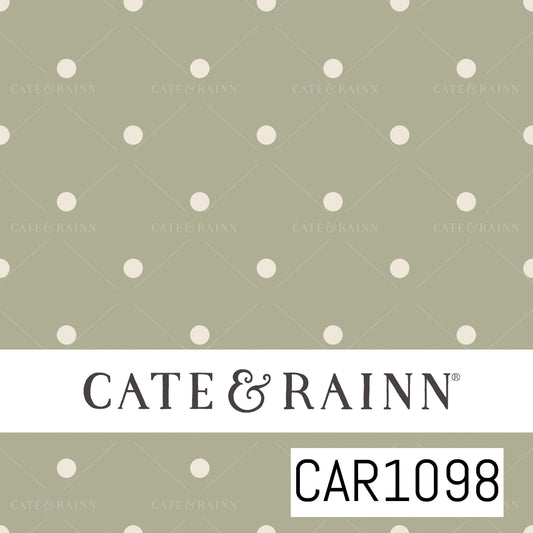 Briara and Pine Dots Sage Green CAR1098