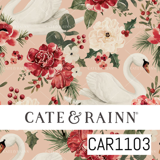 Briara and Pine Swan Floral Blush CAR1103