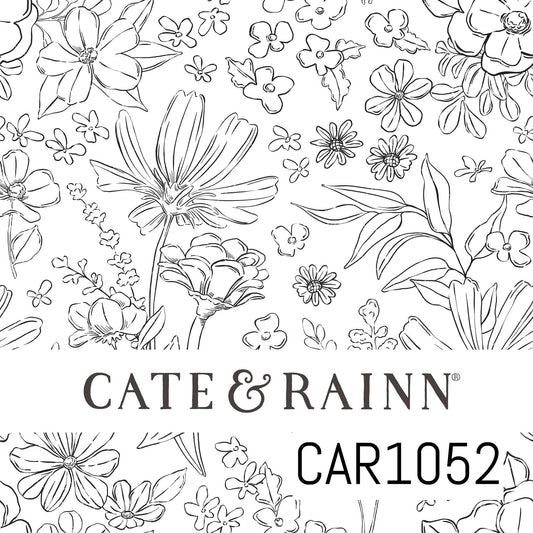 Wildflower Fields Sketched Floral CAR1052