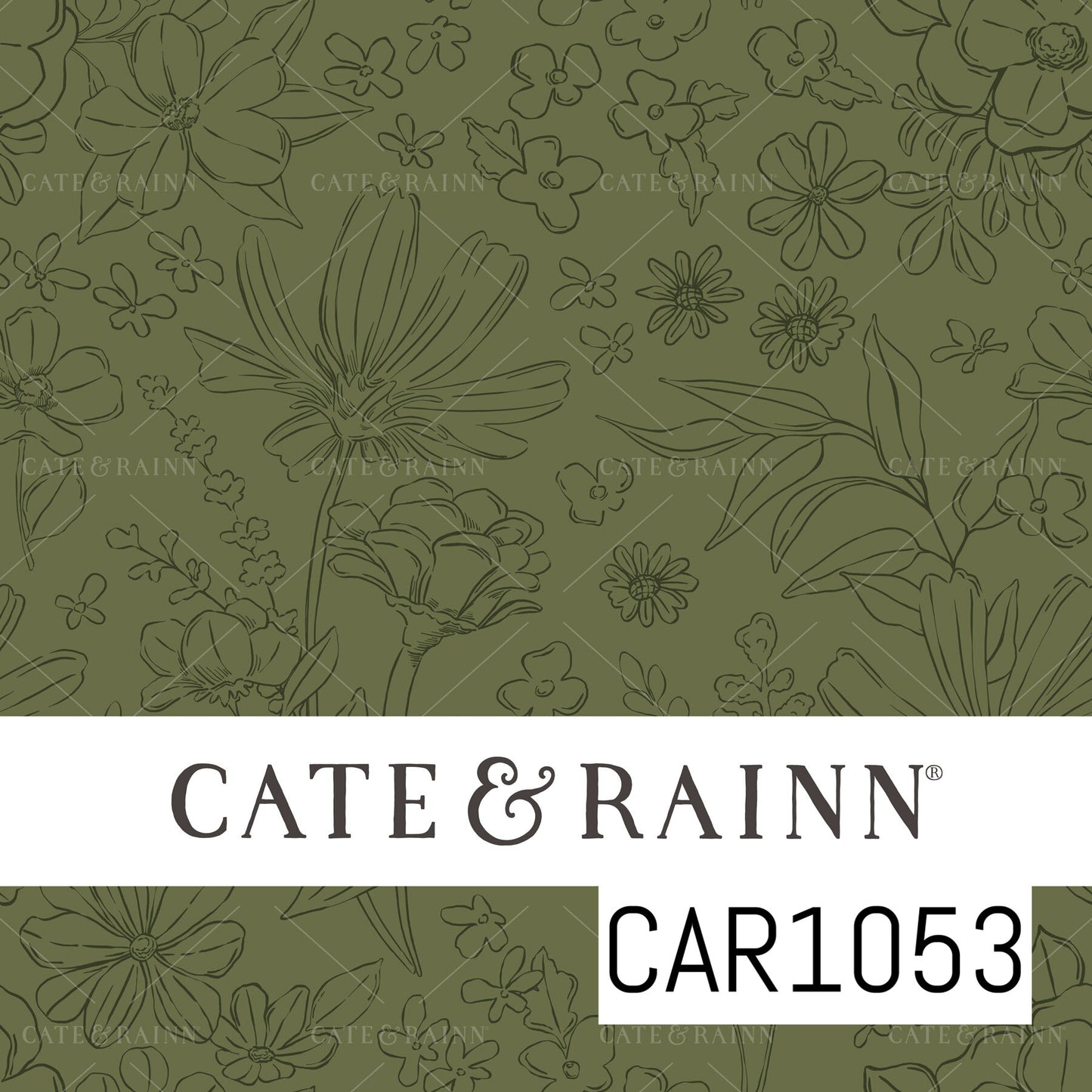 Wildflower Fields Sketched Floral CAR1053