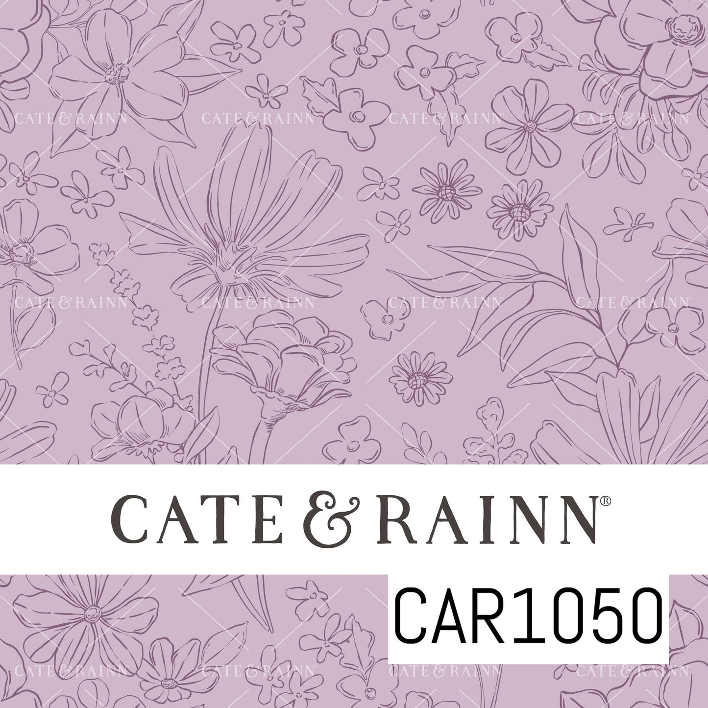 Wildflower Fields Sketched Floral CAR1050