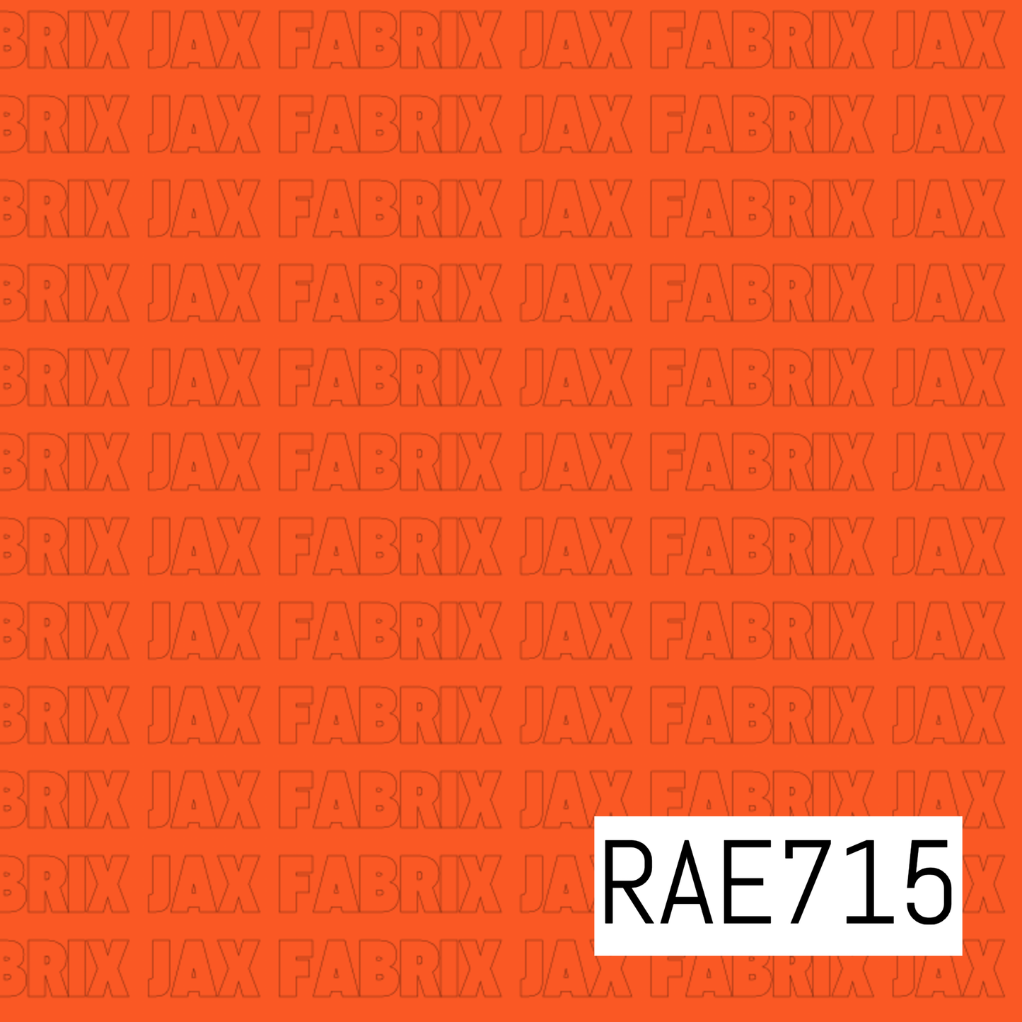 Wavy Halloween Solid Orange RAE715