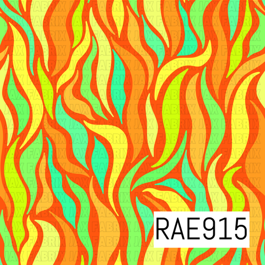 Wiggly Stripes Orange RAE915