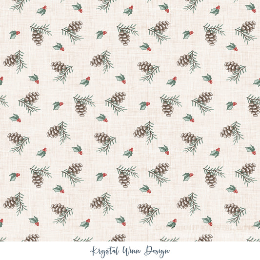 Winter Wonderland Pinecones KW9879