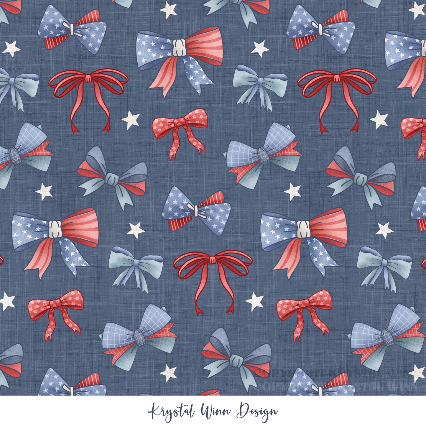 Yankee Doodle Part 2 Bows KW1305