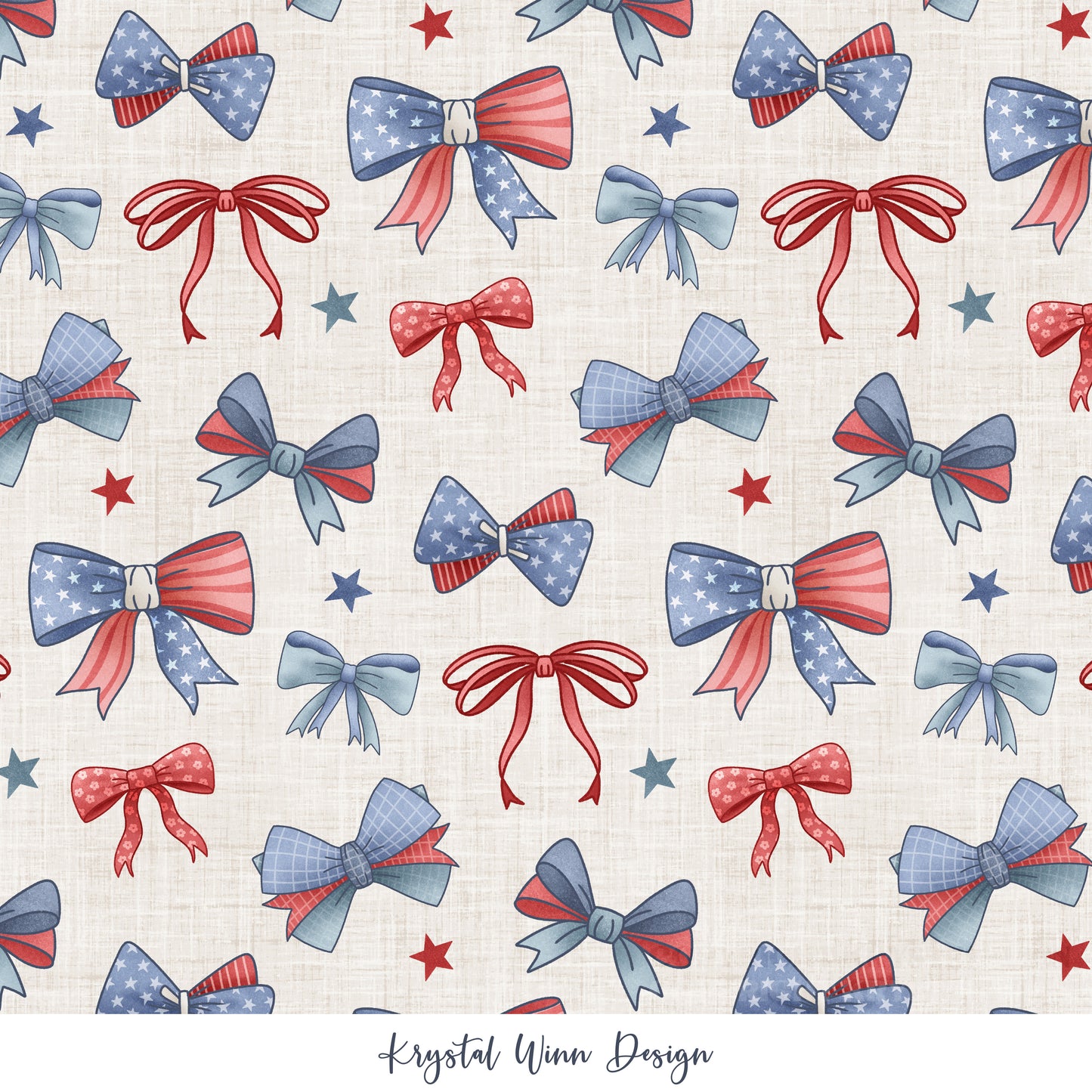 Yankee Doodle Part 2 Bows KW1304