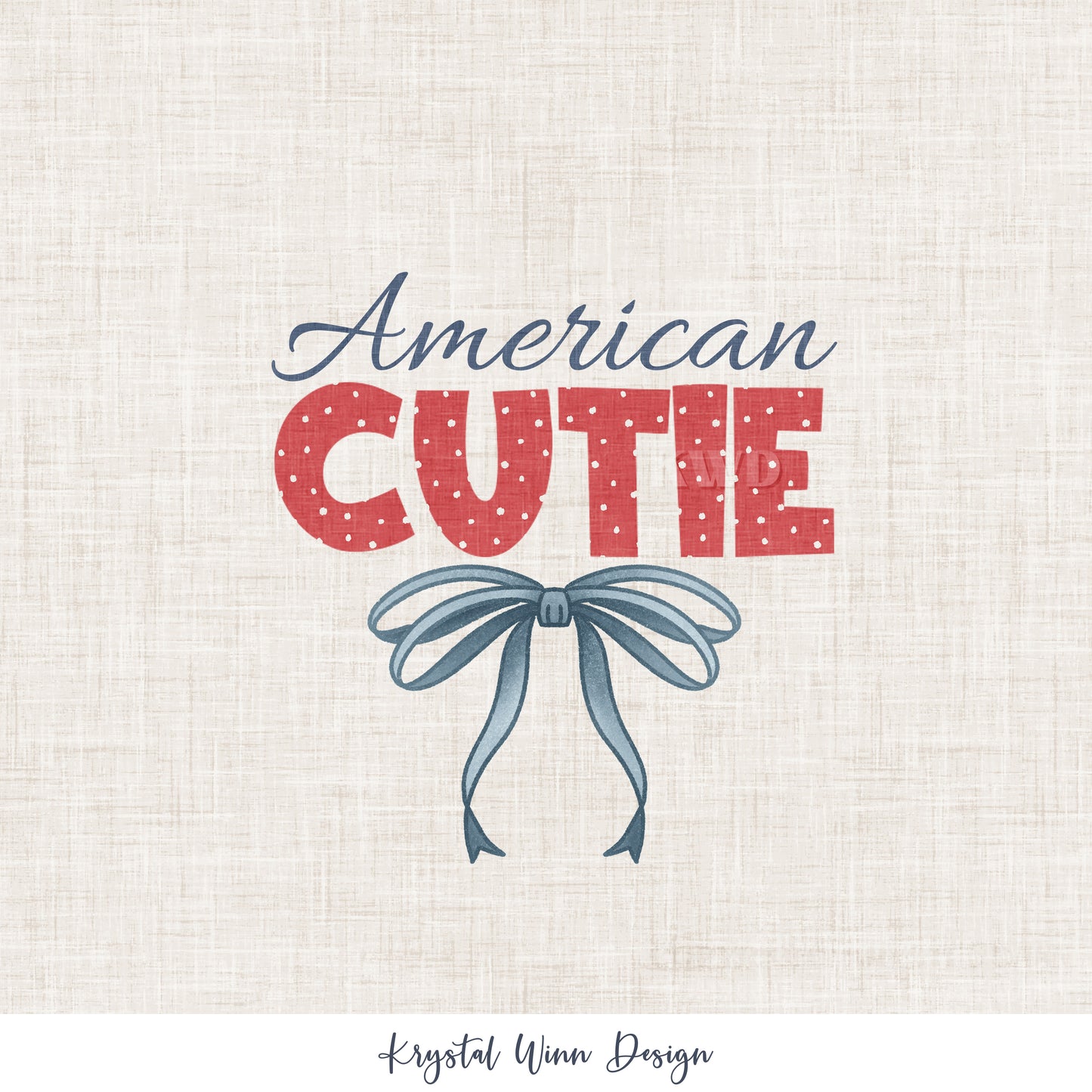 Yankee Doodle Part 2 American Cutie panel KW1288