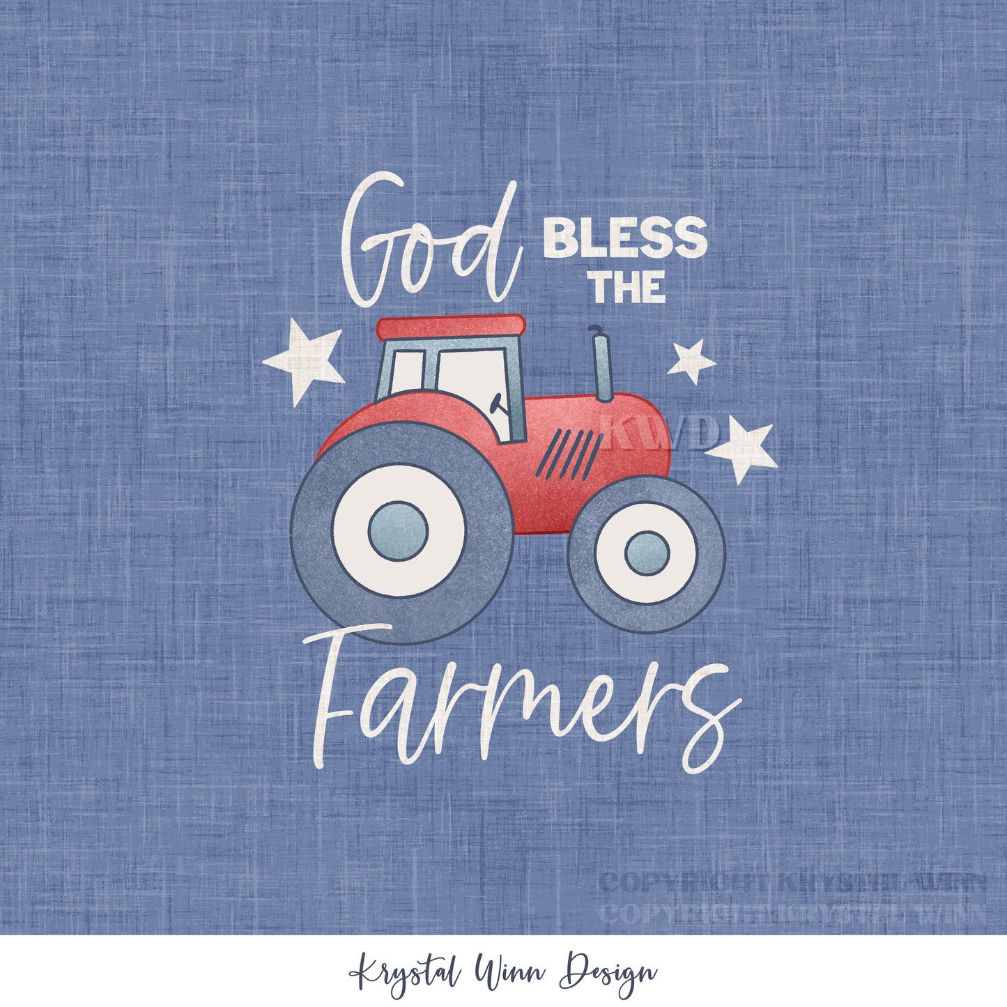 Yankee Doodle Part 2 God Bless the Farmers panel KW1283