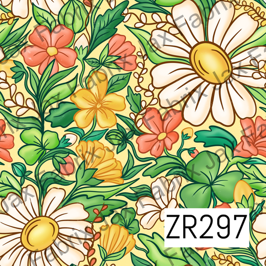Yellow Flower Patch ZR297