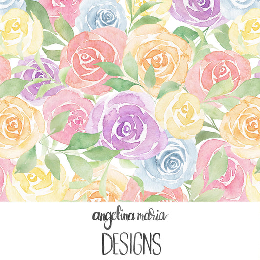 Whiskers And Bloom Cotton Candy Roses SAMD367