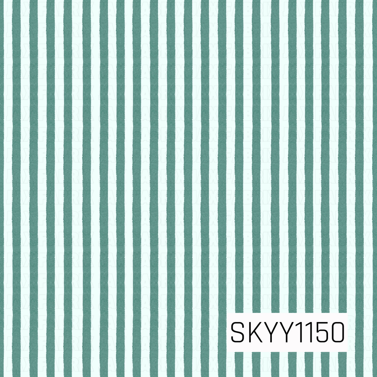 A simple hand-drawn stripe pattern featuring vertical muted teal lines on a soft icy blue background. The slightly textured, imperfect strokes give the design a cozy handmade feel while keeping it clean and versatile.
