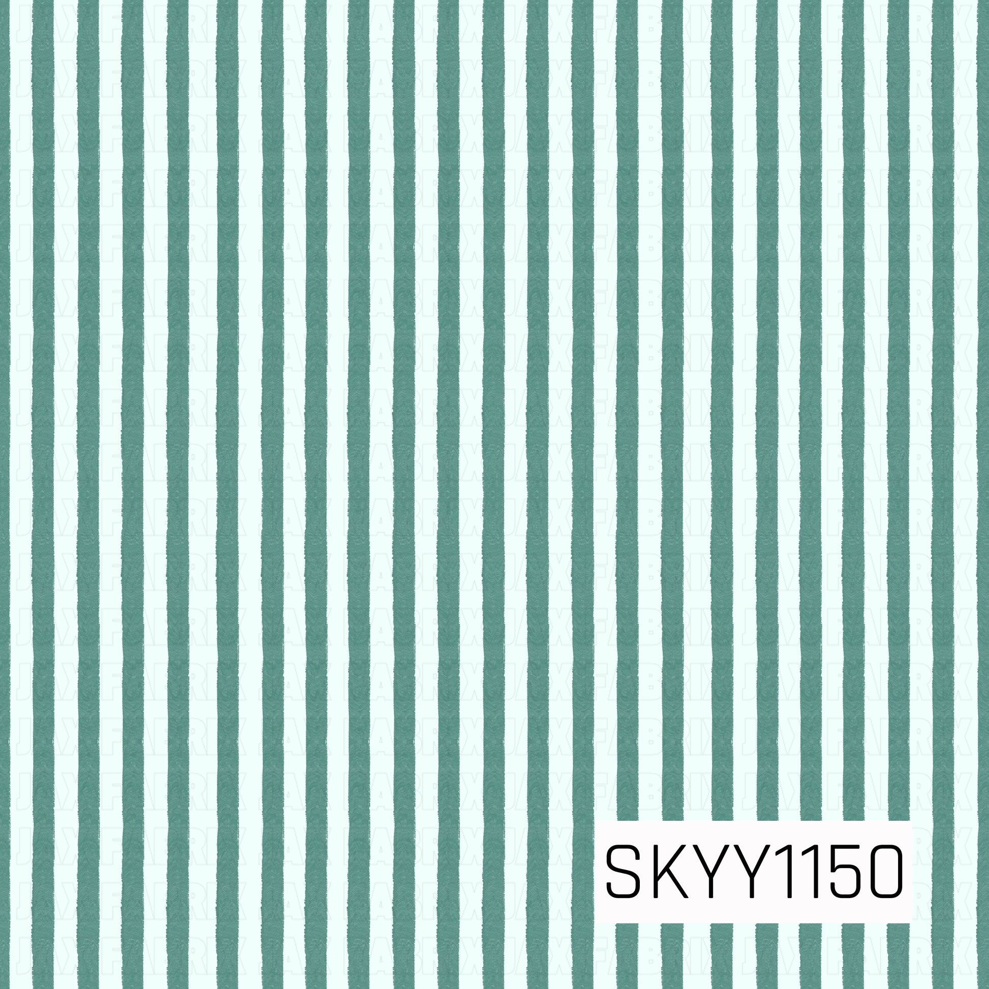 A simple hand-drawn stripe pattern featuring vertical muted teal lines on a soft icy blue background. The slightly textured, imperfect strokes give the design a cozy handmade feel while keeping it clean and versatile.
