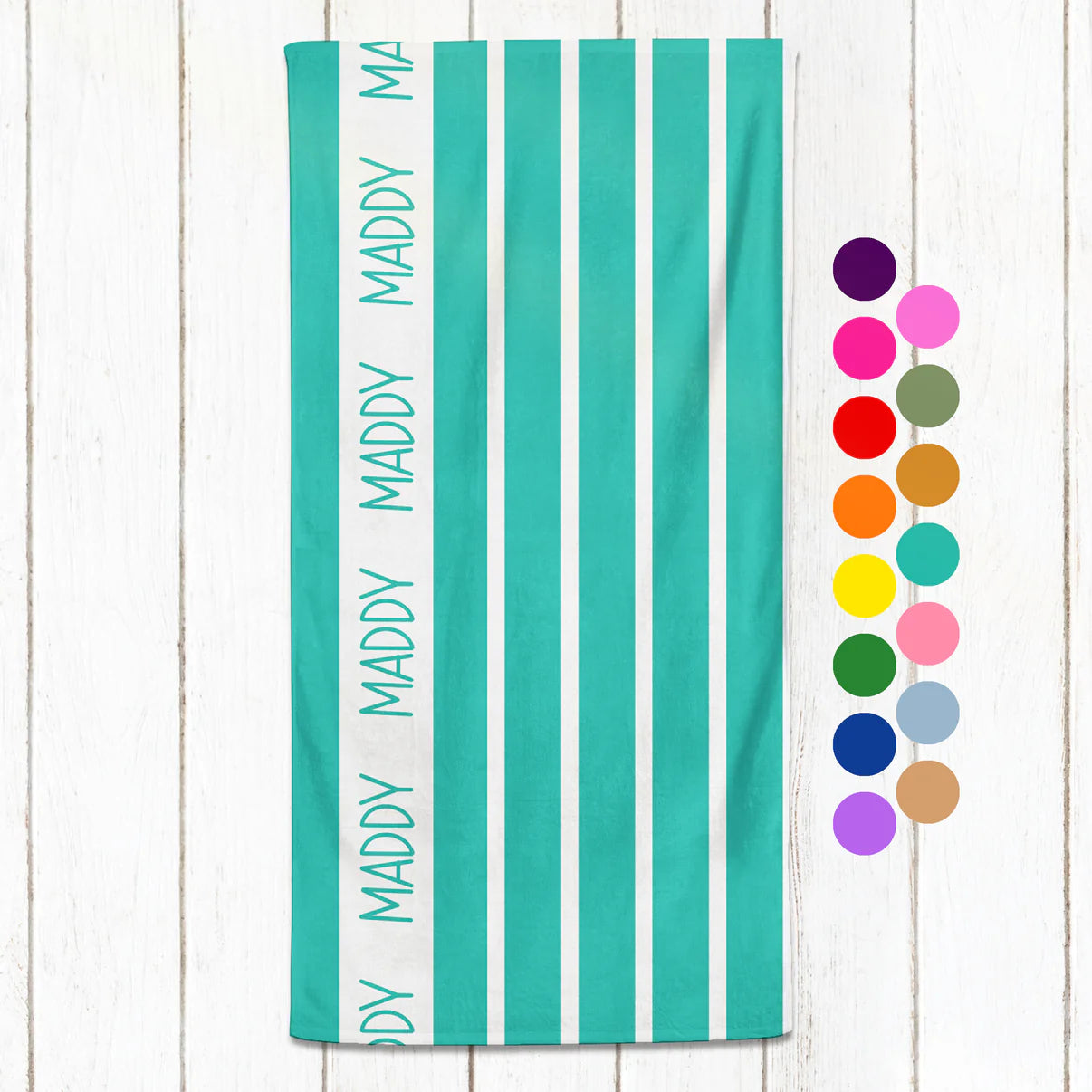 Horizontal Stripe Towel - 30" x 60"