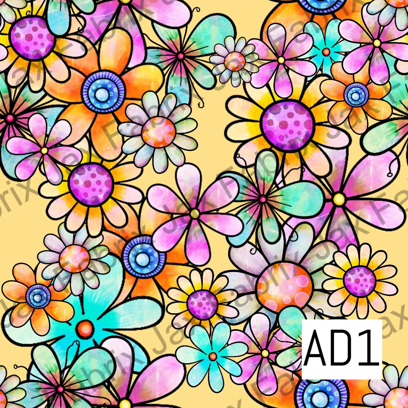 Yellow Floral AD1