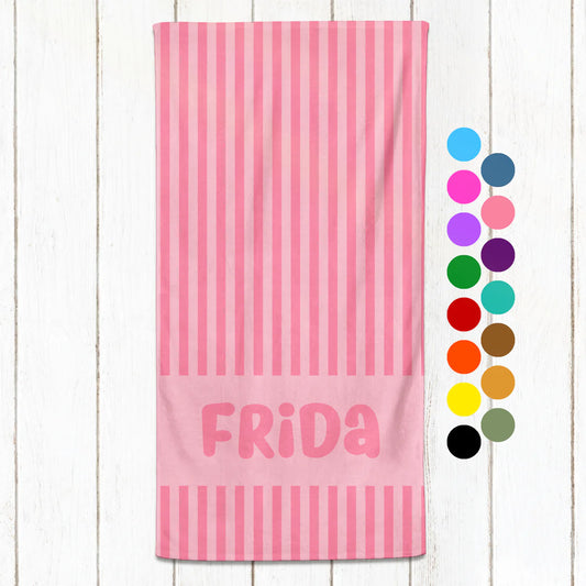 Pinstripe Towel - 30" x 60"