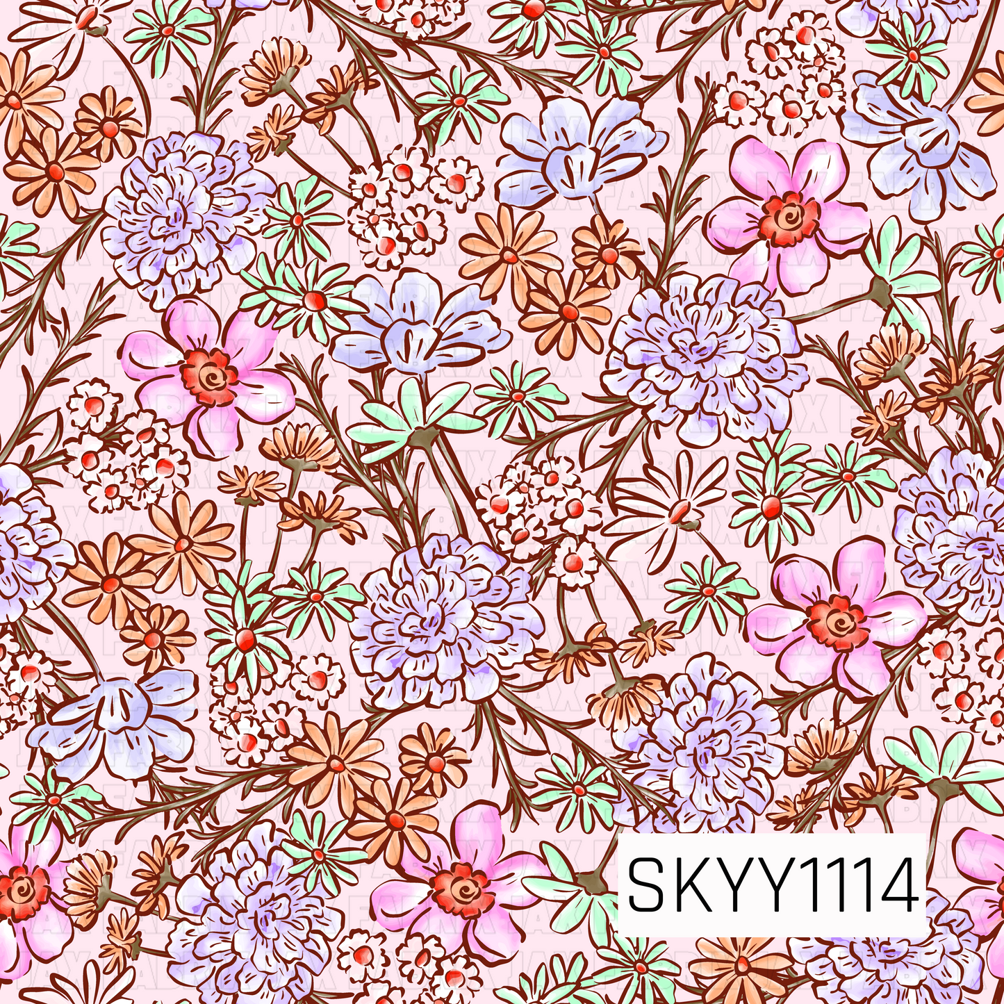 SKYY1114 - Pink Wildflowers