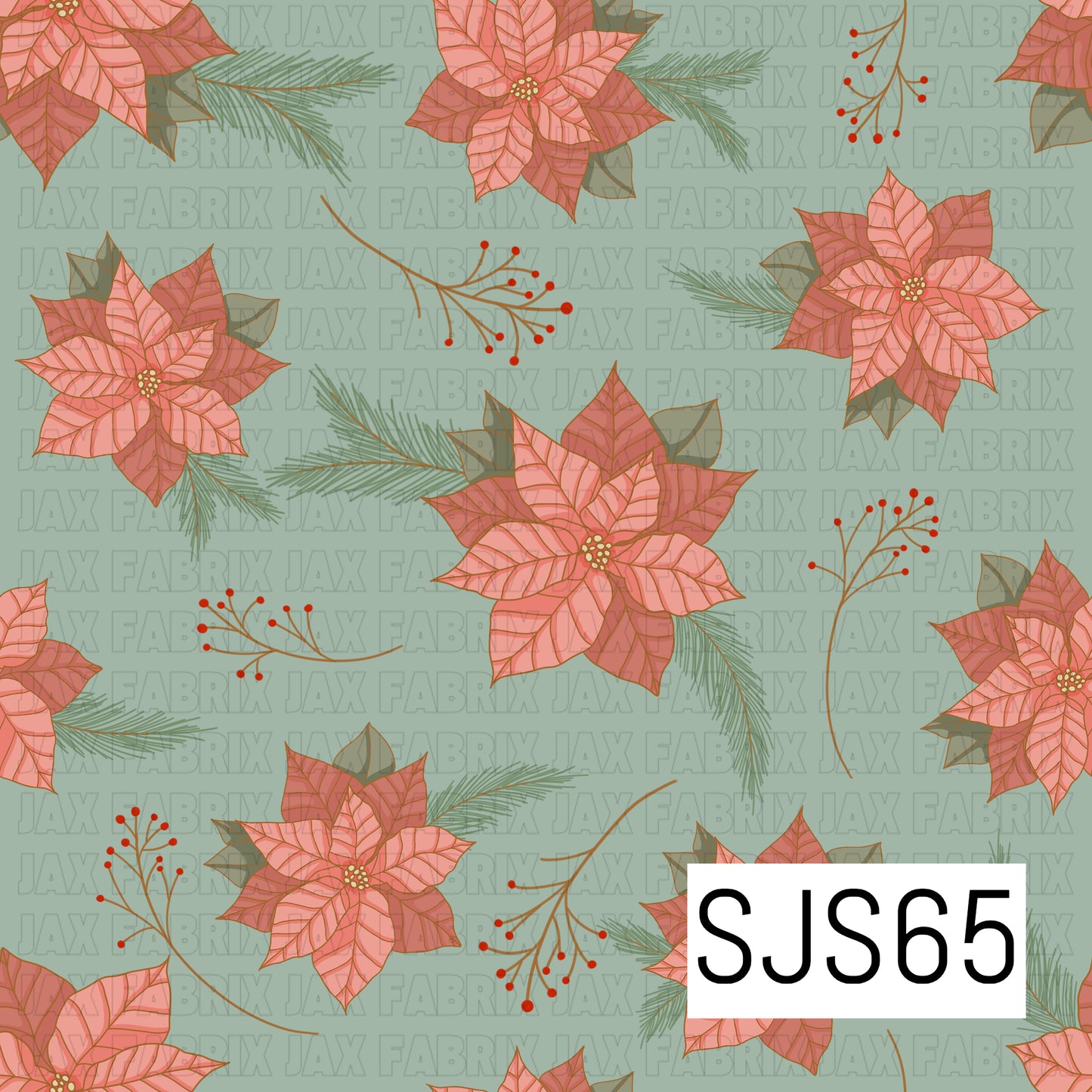 Poinsettia Green SJS65