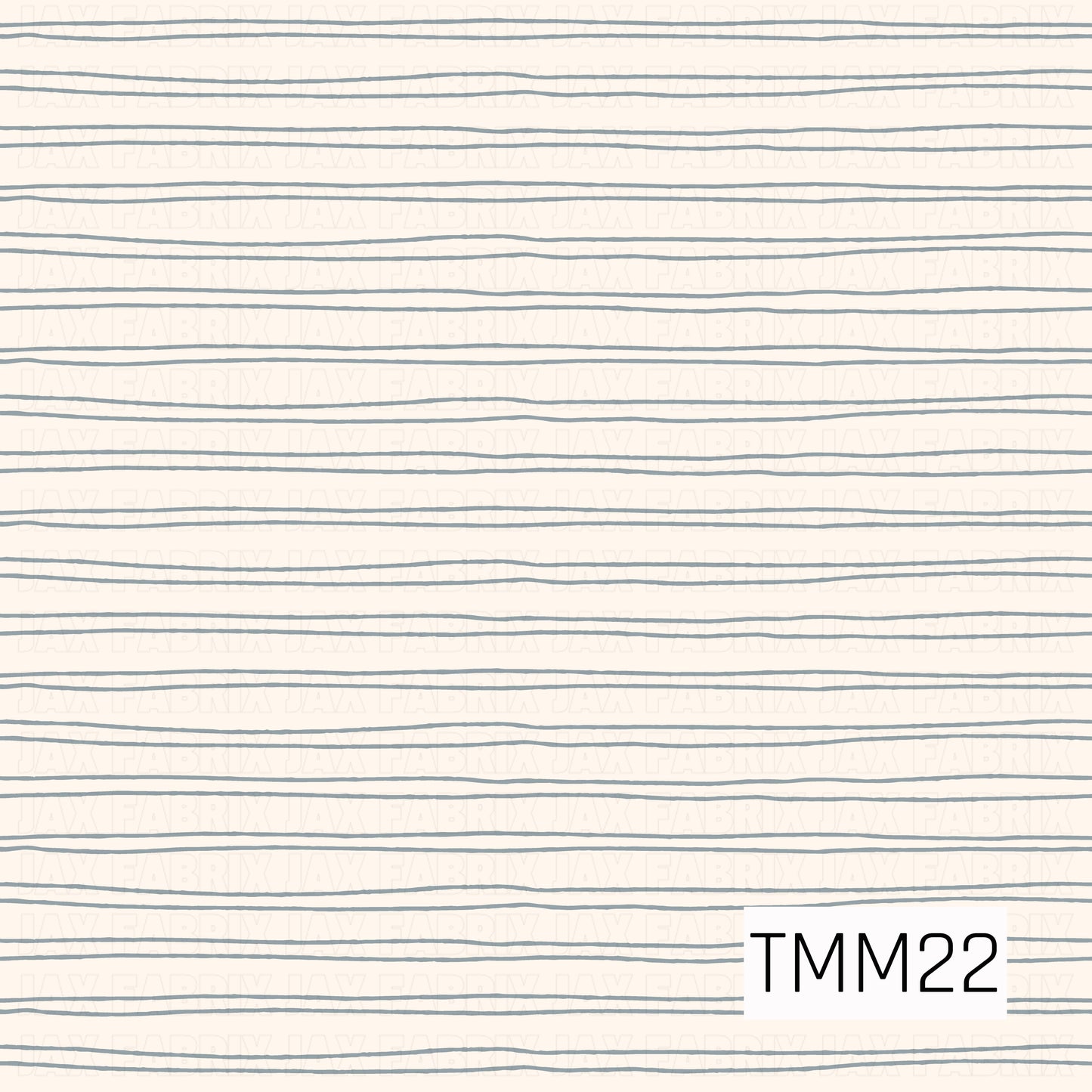 A simple coordinate featuring soft harbor blue and cream. Thin hand-drawn horizontal stripes stretch across the design, creating a relaxed, organic feel. The slightly uneven lines add subtle texture and movement while maintaining a clean, timeless look.
