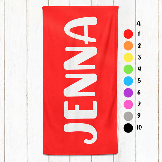 Name Towel A - 30" x 60"