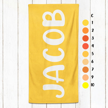 Name Towel C - 30" x 60"