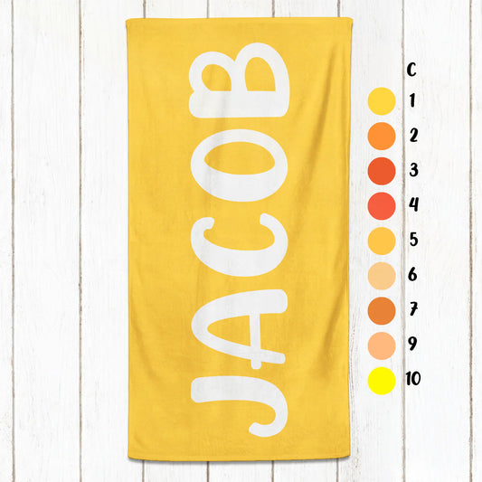 Name Towel C - 30" x 60"