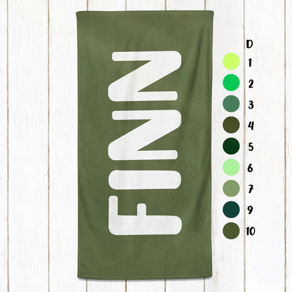 Name Towel D - 30" x 60"