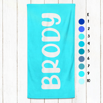 Name Towel E - 30" x 60"