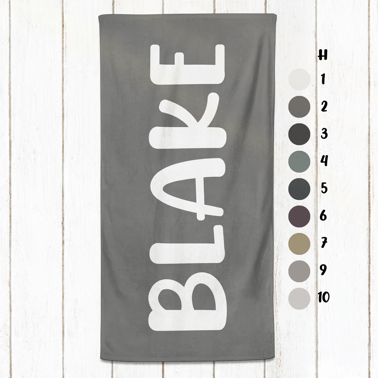 Name Towel H - 30" x 60"