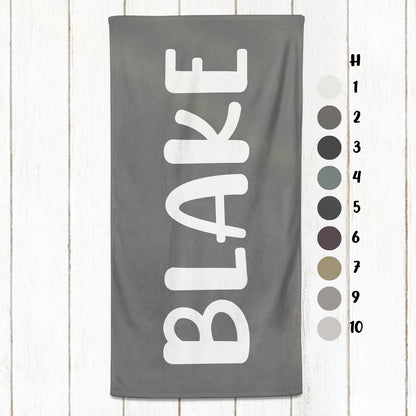 Name Towel H - 30" x 60"