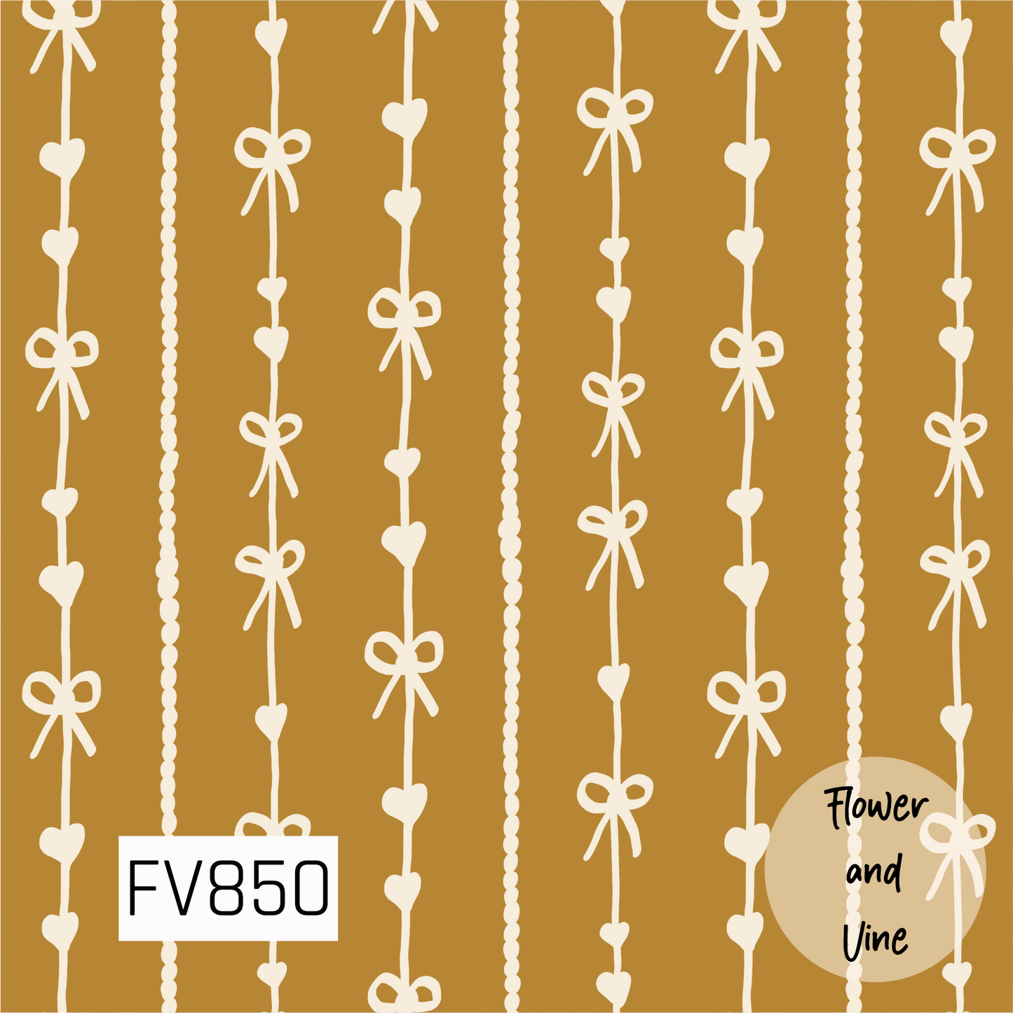 FV850 -  Yellow Bow Stripes