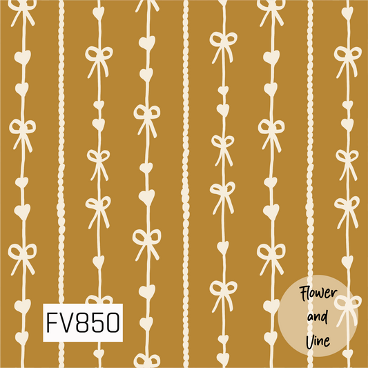 FV850 -  Yellow Bow Stripes
