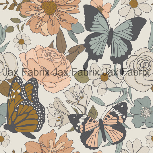 Claire Butterfly Floral CR28