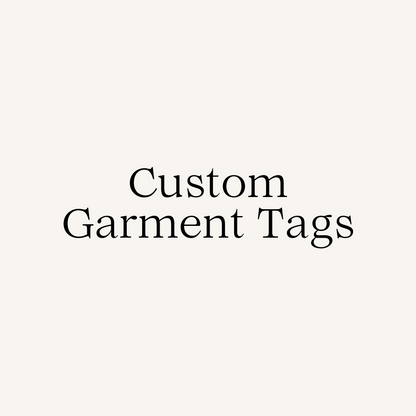 Custom Garment Tags