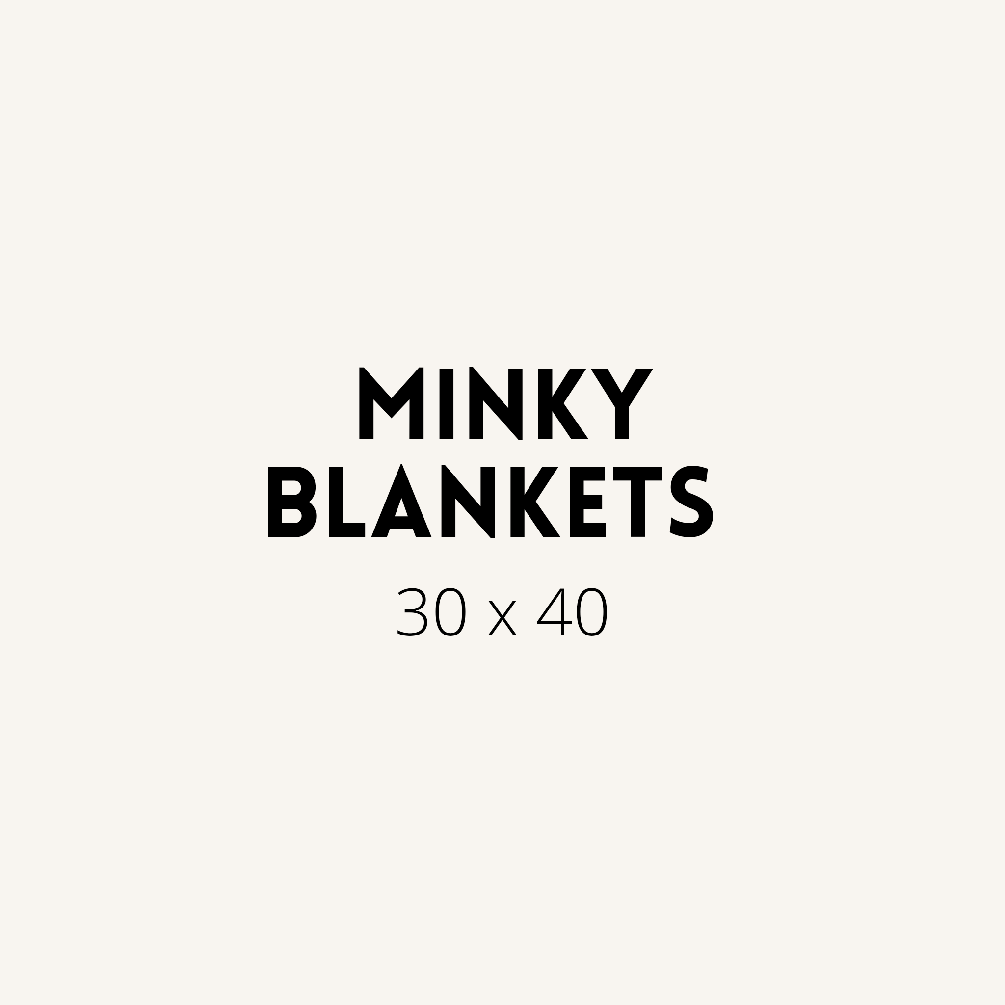 Minky Blankets 30 x 40 Jax Fabrix