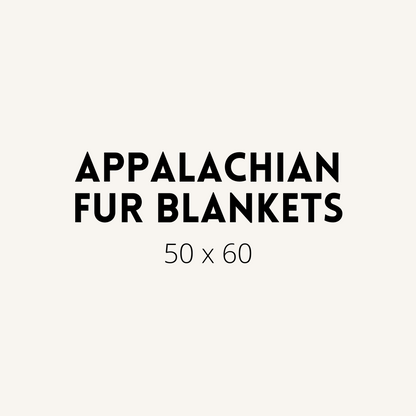 Appalachian Fur Blankets 50 x 60