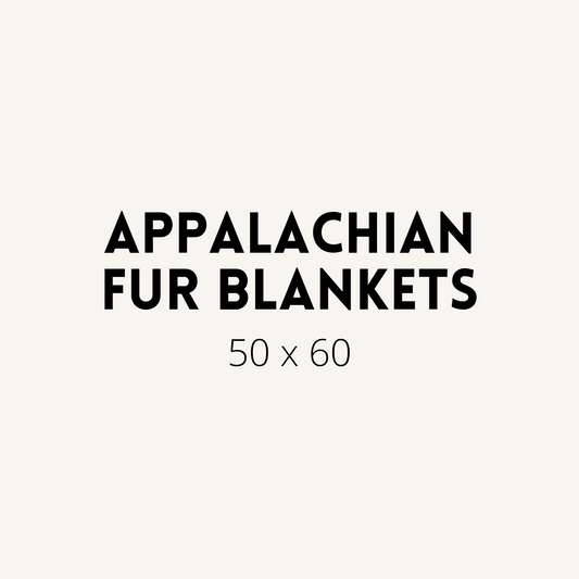 Appalachian Fur Blankets 50 x 60