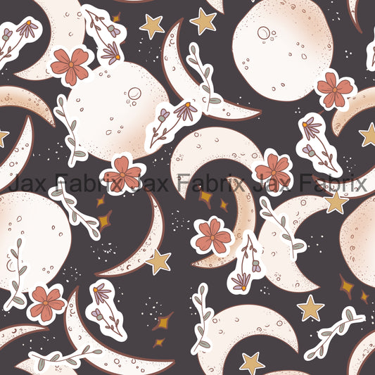 Wildflower Moon Phases Black BF36