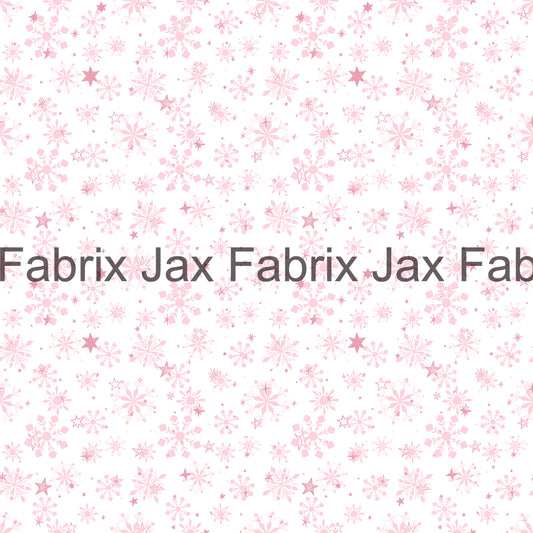 Pink Christmas Snowflakes INH118