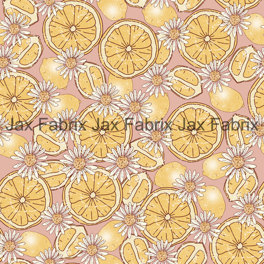 Lemon Daisy Stripes BF52