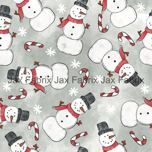 Watercolor Snowmen BF96