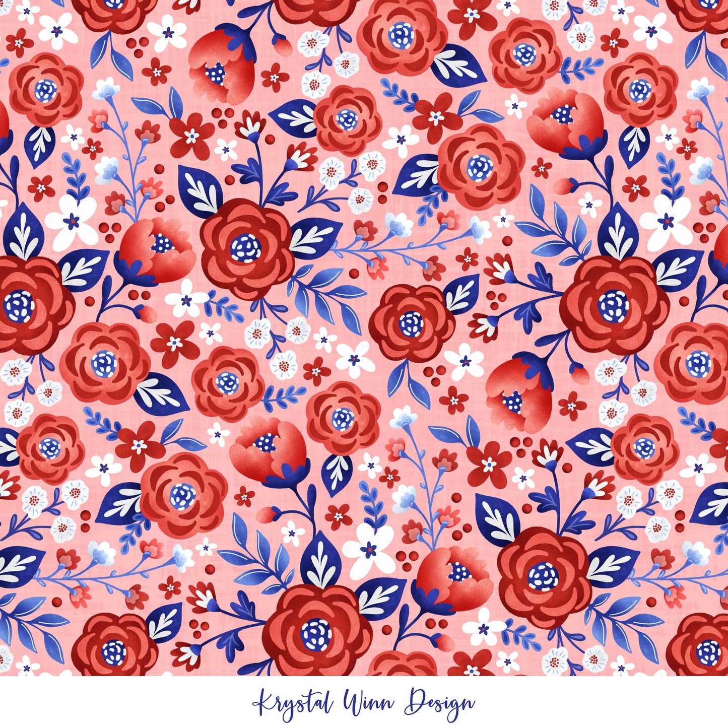 All American Pink Floral KW461