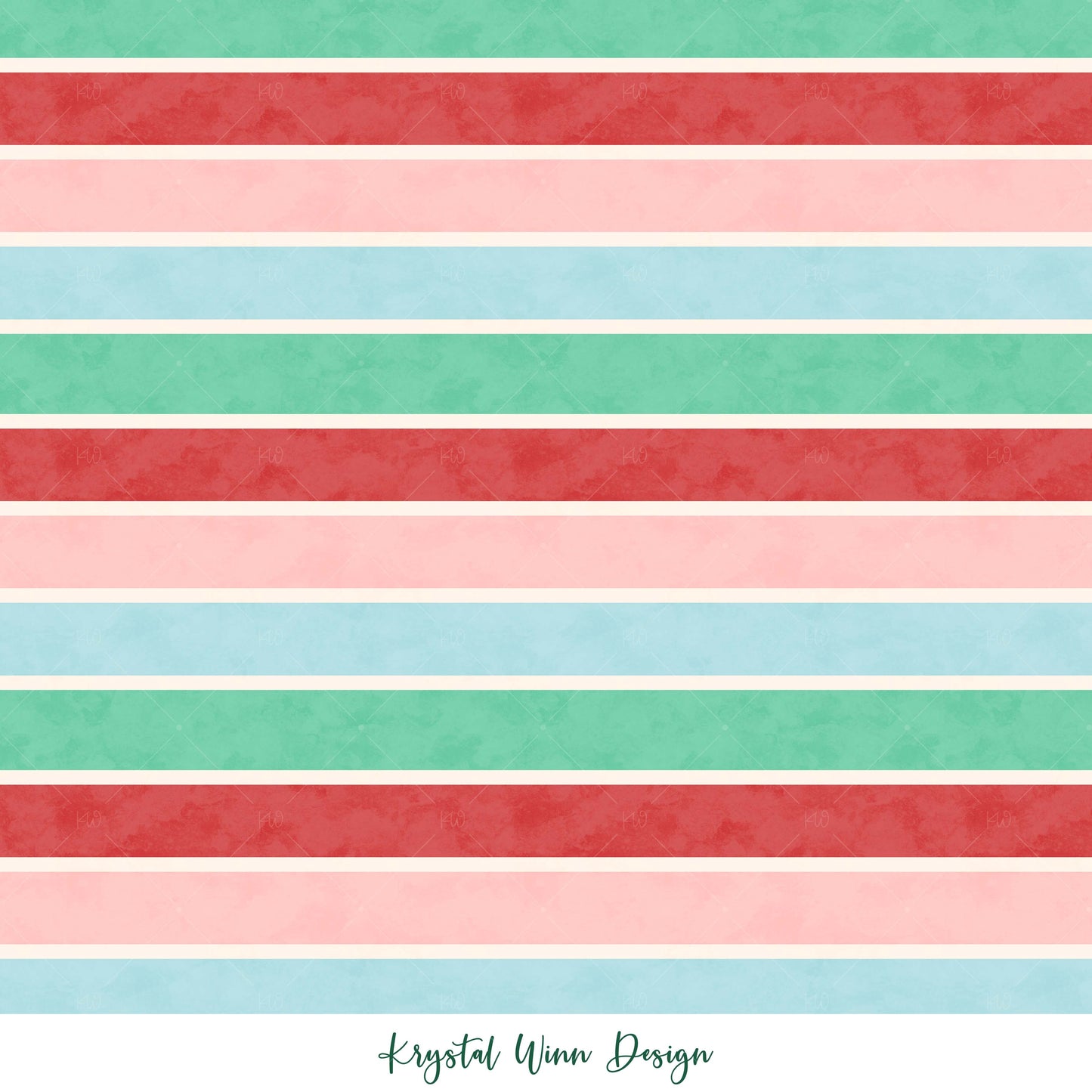 All I want For Christmas Stripes KW261