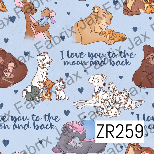 Animal Moms Blue ZR259