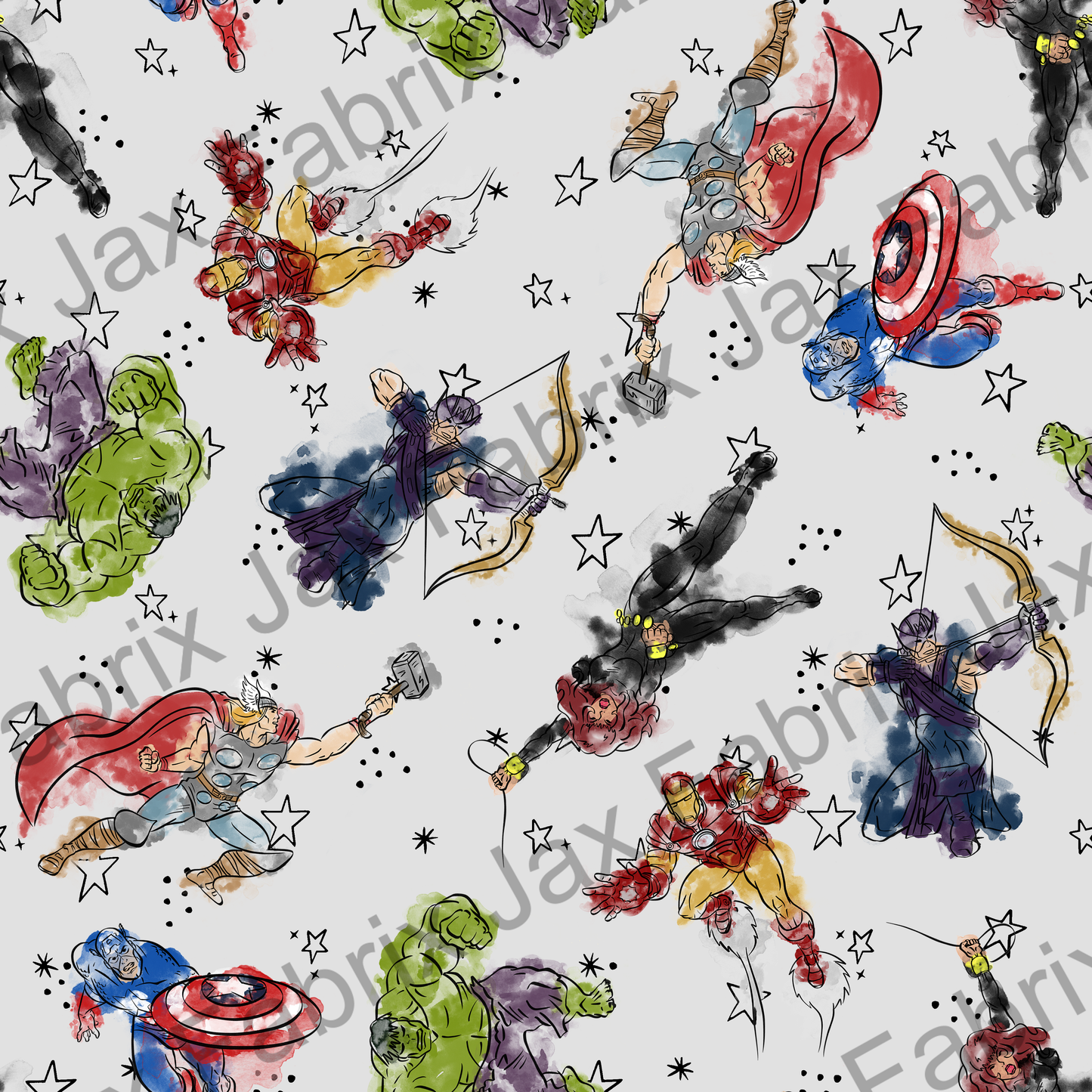 Watercolor Heroes RAE291