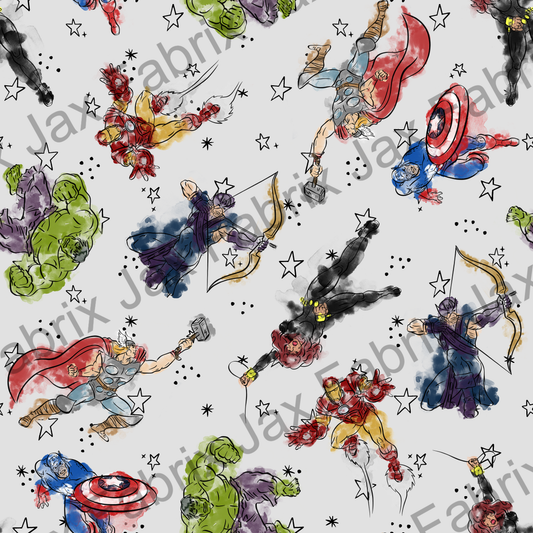 Watercolor Heroes RAE291