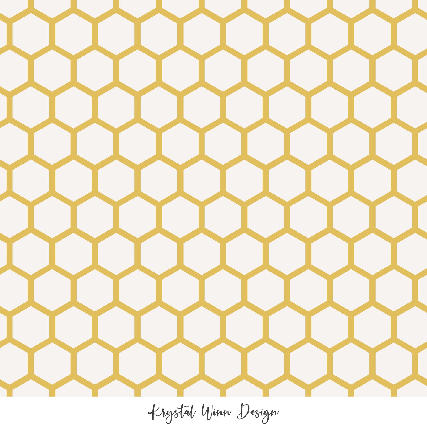 Bee Mine Honeycomb Yellow KW308