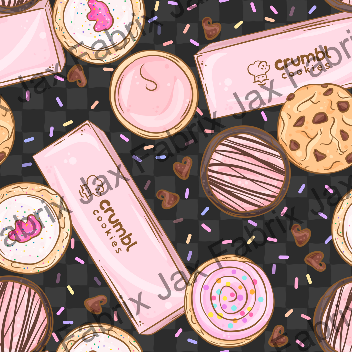 Cookies Black Check PC493