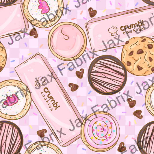 Cookies Pink Check PC494
