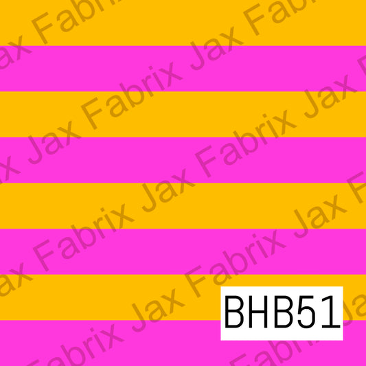 Orange and Pink Stripes BHB51